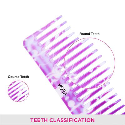 Vega D'Zyne Comb (DC - 1268) Color - Purple 1's - Hair Combs