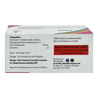 PANBASE 40 Tablet 10's - Ulcer/Reflux/Flatulence-Aaa