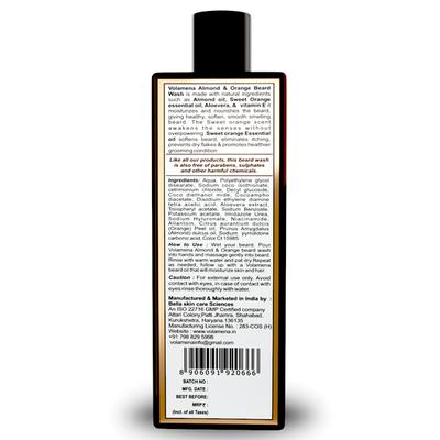Volamena Beard Wash - Almond & Orange 100 ml - Beard Wash
