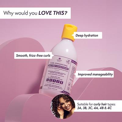 Nature Spell Curl Enhancing Conditioner - Sulphate Free 300 ml - Conditioners