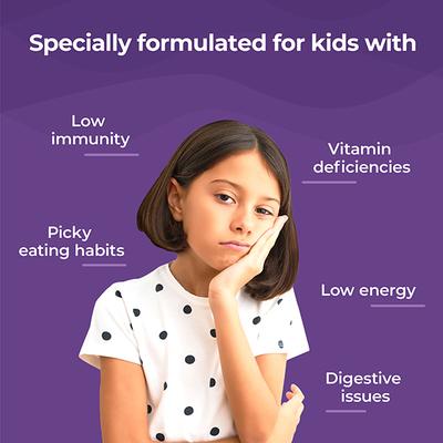 Wellbeing Nutrition Frozen Elsa and Anna Melts Kids Organic Multivitamin with Vitamin A B-Complex C D (30 Strips) - Multi-Vitamins