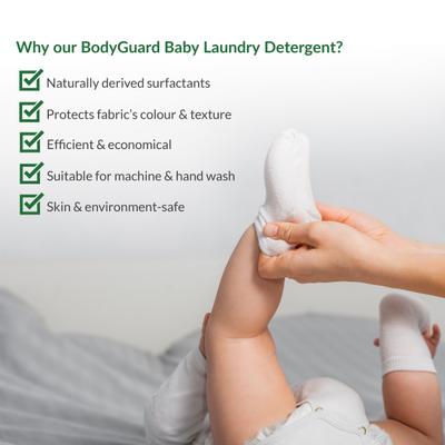 BodyGuard Baby Laundry Detergent Liquid 1 litre - Laundry Aids