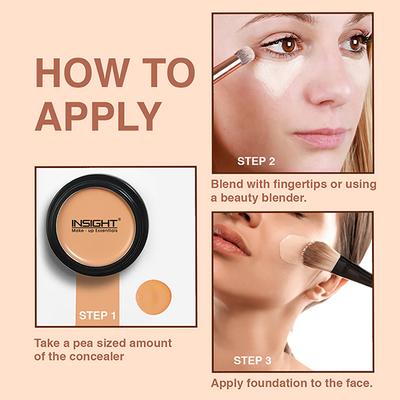 Insight Cosmetics Concealer - Medium Yellow 3.5 gm - Concealer