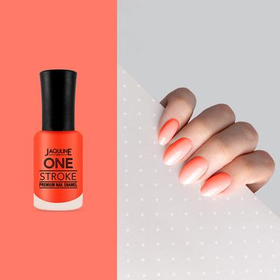 Jaquline USA One Stroke Premium Nail Enamel Tangy Affair J35 8 ml - Nail Polish