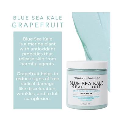 Vitamins & Sea Beauty, Exfoliating Face Mask Deep Blackhead Pore 240gm - Masks & Peels