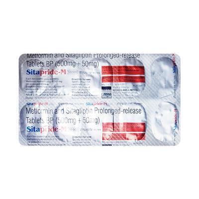 SITAPRIDE M 50/500 Tablet 10's - Diabetes-Ant