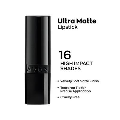 Avon Ultra Perfectly Matte Lipstick - Absolute Coral 4 gm - Lipsticks