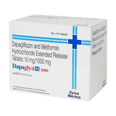 DAPAGLYN M 1000 Tablet 15's - Diabetes-Ant