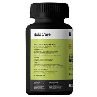 Bold Care Biotin Hair Growth Tablet 60's - Hair Treatment