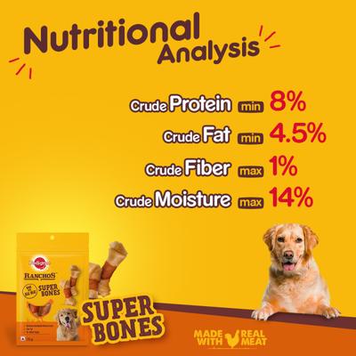 Pedigree Ranchos Super Bones 70 gm - Petfood