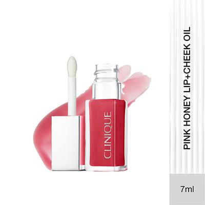 Clinique Pop Lip + Cheek Oil in Pink Honey 7 ml - Lip Stains & Tints