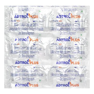 NEW Adtrol Plus Tablet 15'S - Osteoporosis-Age