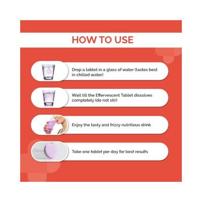 The Derma Co. 250 mg Collagen Effervescent Tablets 100 gm - Calcium And Minerals