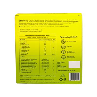 Setu Lean Lite Pro+ Weight Management Gut Health Powder for Men & Women - 15 Servings each 1's - Multi-Vitamins