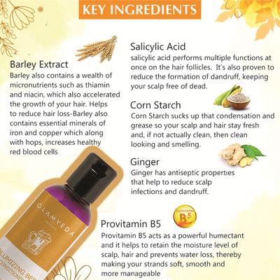 Glamveda Volumizing Beer Conditioner 100 ml - Conditioners