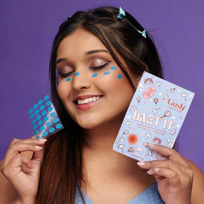 Gush Beauty Dart It Hydrocolloid Pimple Patches For Healing Acne, Zits And Blemishes - Blue Clouds 1's - Masks & Peels