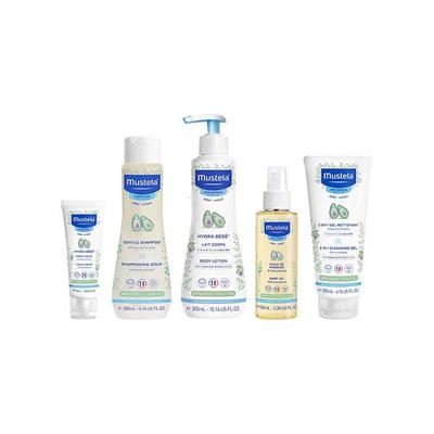 Mustela Newborn Arrival Gift Set (5pc) 1's - Baby Body Wash