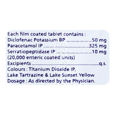 EVOZEN DP Tablet 10's - Pain relief-Nsa