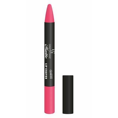 Half N Half Matte Lip Crayon, 24H Super Stay, 08 Pretty Pink 3.5 gm - Lip Crayons