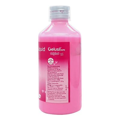 GELUSIL MPS ORIGINAL MINT FLAVOUR SUGAR FREE Liquid 200ml - Ulcer/Reflux/Flatulence-Aaa