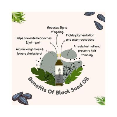 Essentia Extracts Cold-pressed Onion Black Seed Oil 100 ml - Massage Oils