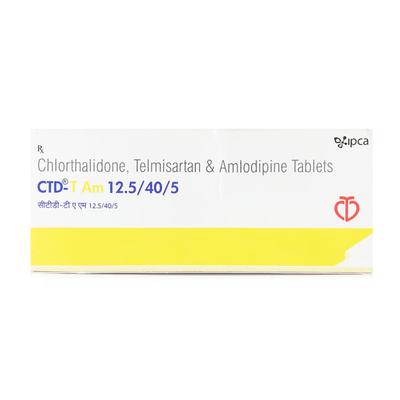 CTD T AM 12.5/40/5mg Tablet 10's - Hypertension-Ana
