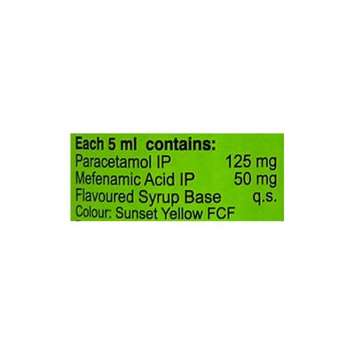MEFTAGESIC P DELICIOUS MANGO FLAVOUR Suspension 100ml - Pain relief-Nsa