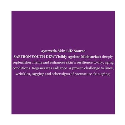 Biotique Bio Saffron Youth Dew Visibly Ageless Moisturizer for All Skin Types 50 gm - Dark Circle & Wrinkle Busters