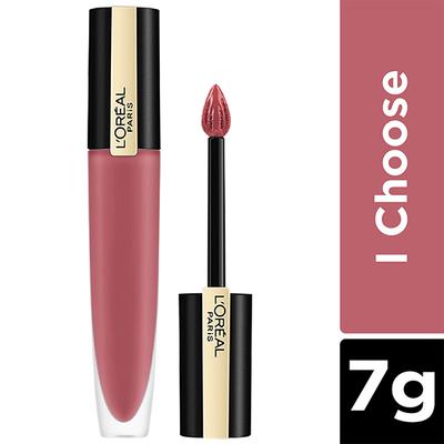 L'Oreal Paris Rouge Signature Matte Liquid Lipstick,121 I Choose 7 Gm - Lipsticks