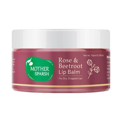 Mother Sparsh Rose & Beetroot Lip Balm For Dry & Chapped Lips 10 gm - Lip Balms