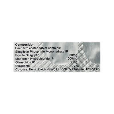 GEMINOR MS 1/50/1000 Tablet 10's - Diabetes-Ant
