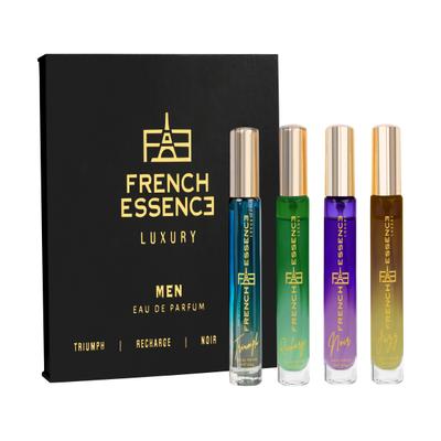French Essence Gift Set - Eua De Parfume (Triumph + Recharge + Noir + Jazz) ( Pack Of 4 x 15 ml) 1's - Perfumes (Edt/Edp)