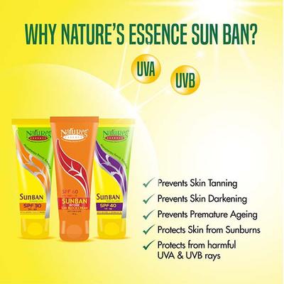 Nature's Essence Sun Ban Lotion Spf 30 60 ml - Face Sunscreen