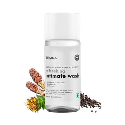 Sirona Natural pH balanced Intimate Wash with 5 Magical Herbs & No Chemical Actives 15 ml - Intimate Hygiene