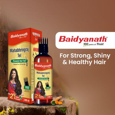 Baidyanath Maha Bhringhraj Tel (New) 200 ml - Personal Care (Ayush)