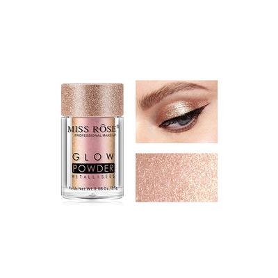 Miss Rose Professsional Makeup Glow Powder Metalises 7001 - 010M 07 20 gm - Highlighters & Illuminators