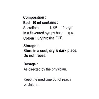 SUCRACHEM Suspension 200ml - Ulcer/Reflux/Flatulence-Aaa