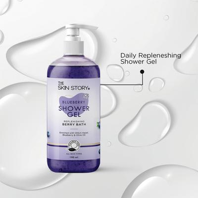 The Skin Story Blueberry Shower Gel 190 ml - Shower Gels & Body Wash