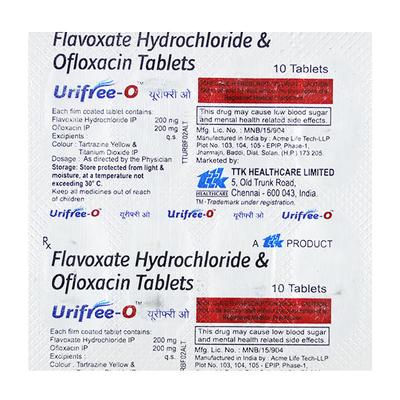 Urifree O Tablet 10'S - Bladder And Prostate Disorders-Dru