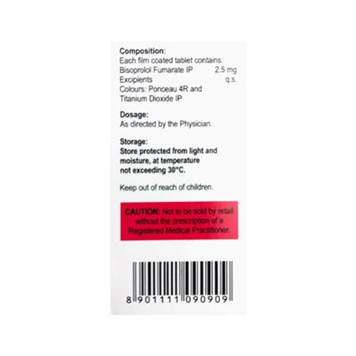 BESICOR 2.5 Tablet 20's - Hypertension-Bet