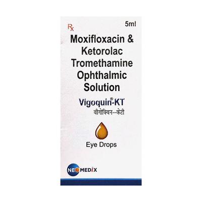 VIGOQUIN KT Eye Drops 5ml - Eye Infections-Eaa