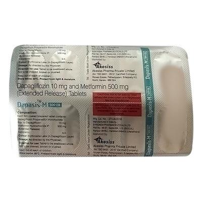 DAPASIS M 500 ER Tablet 10's - Diabetes-Ant