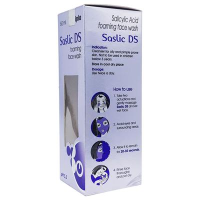 Saslic DS Face Wash Foam 60ml - Acne-Acn