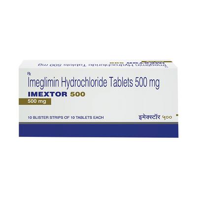 IMEXTOR 500 Tablet 10's - Diabetes-Ant