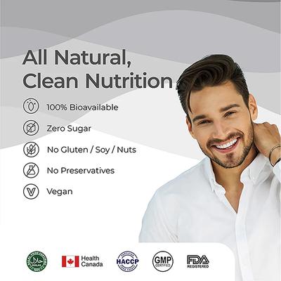 Wellbeing Nutrition Melts Testo Power Testofen, Himalayan Shilajit, Ginkgo biloba 30 Strips - Sexual Care