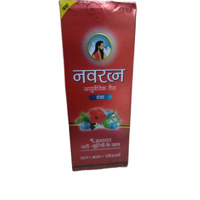 Navratna New Ayurvedic Cool Oil 270 ml - Hair Oils