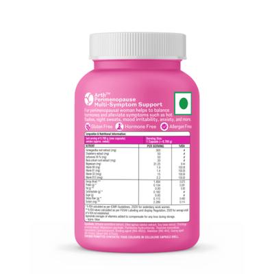 Arth Perimenopause Multi-Symptom Support Veg Capsules 30's - Nutritional Supplements