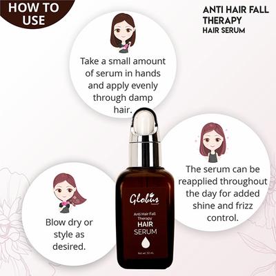 Globus Naturals Anti Hair Fall Therapy Hair Serum 50 ml - Hair Serums