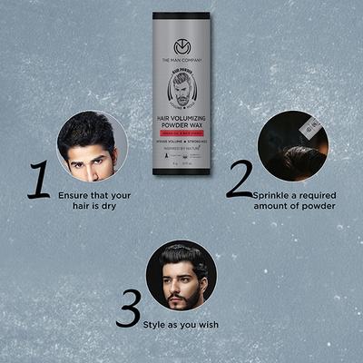 The Man Company Hair Volumizing Powder Wax for Men 5 gm - Multi-Stylers