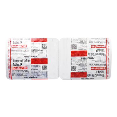 Betaloc 50mg Tablet 30'S - Hypertension-Bet